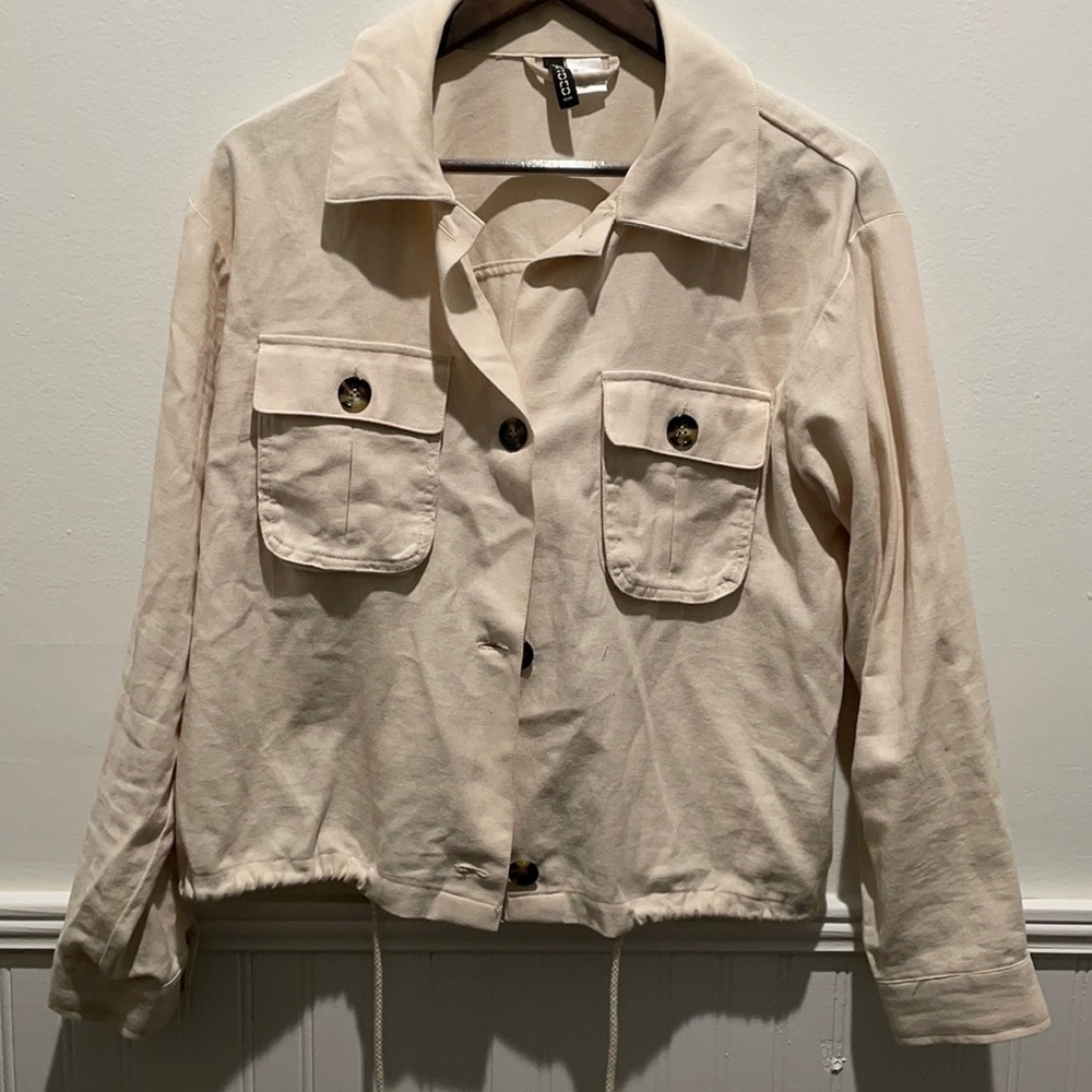 Beige light jacket from H&M. Size S.